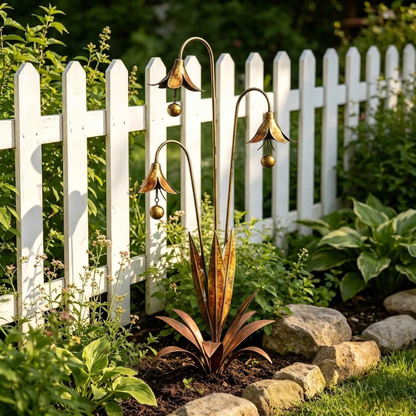 🔥 Limited-Time 50% Off! Blue Bellflower Garden Stakes – A Charming Melody for Your Outdoor Space