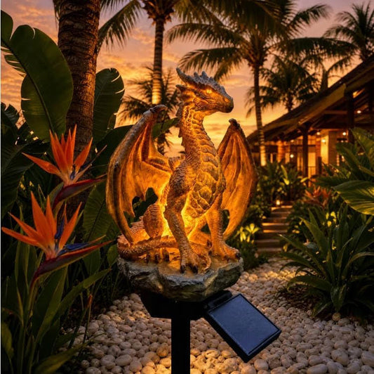 🔥Limited Time 50% Off✨Solar Dragon Garden Statue Light