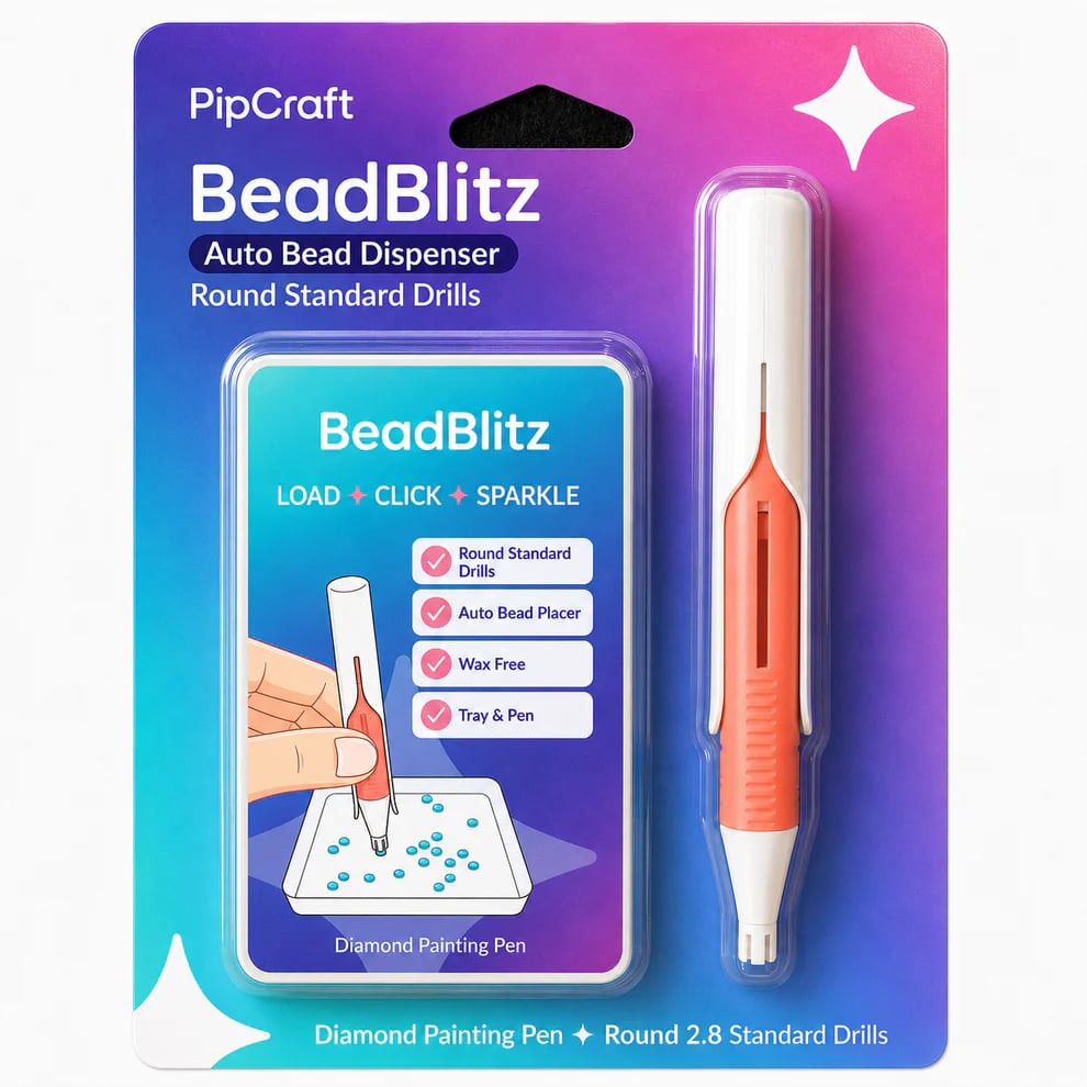 🔥Last Day 50% OFF - 💎BeadBlitz Automatic Diamond Painting Bead dispenser