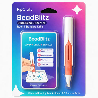 🔥Last Day 50% OFF - 💎BeadBlitz Automatic Diamond Painting Bead dispenser