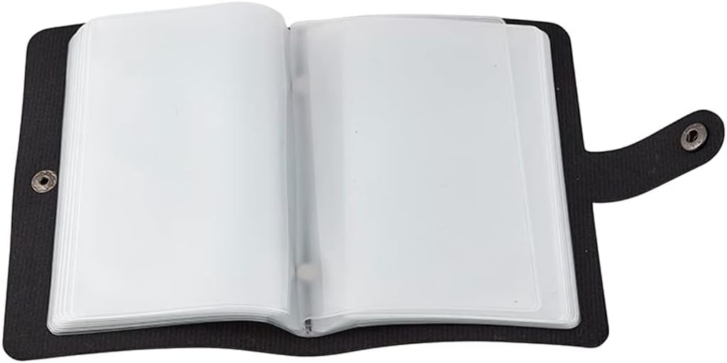 🙏Catholic Faux Leather Holy Card Holder – Pocket Prayer Card Organizer with Snap Closure🎁