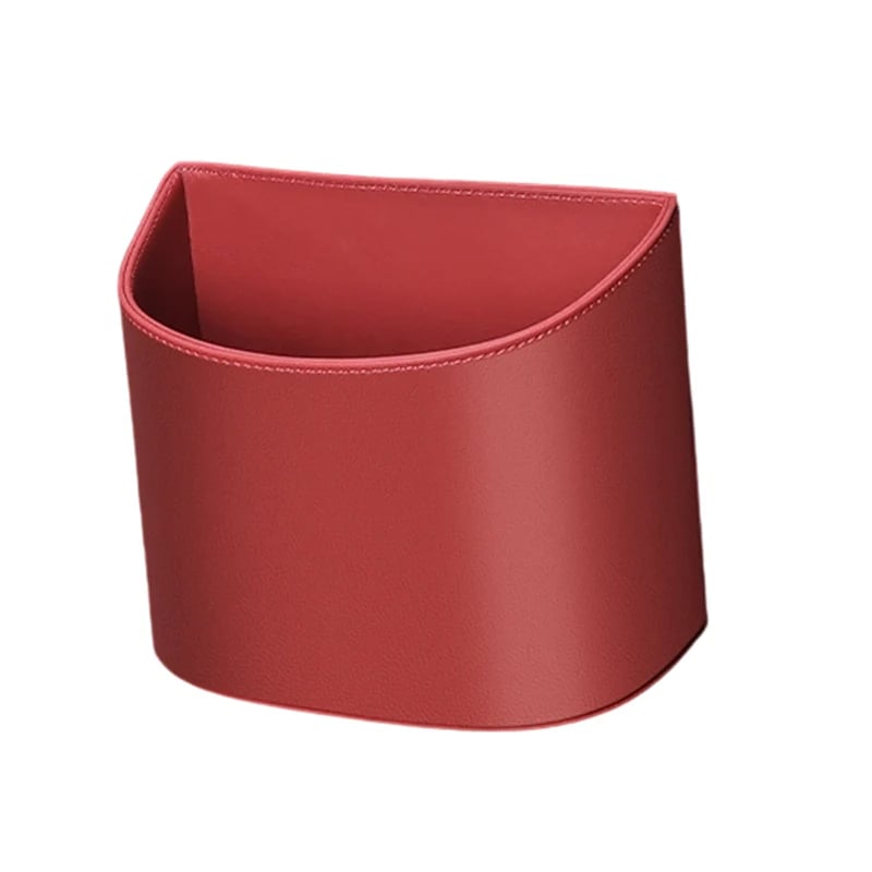 Leather Car Door Cup Holder – Wide‐mouth opening, easy reach for drinks & phone. Clip‐on secure fit. PU leather, tough & stylish. 🛡️✨