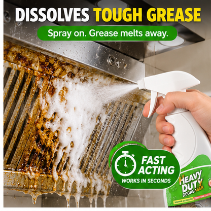 🧽 Heavy Duty Kitchen Degreaser – Spray, Wipe & Cut Through Tough Grease ✨🛒