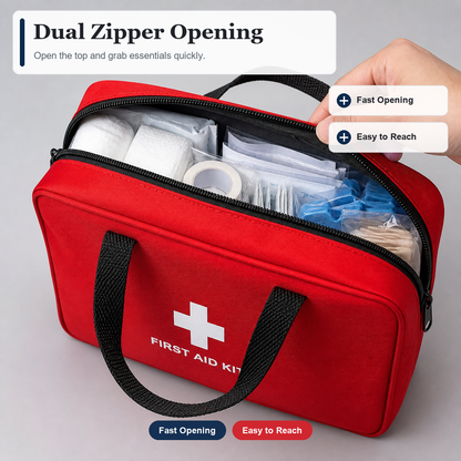 All-in-One Waterproof Emergency Medical Kit for Travel and Everyday Safety
