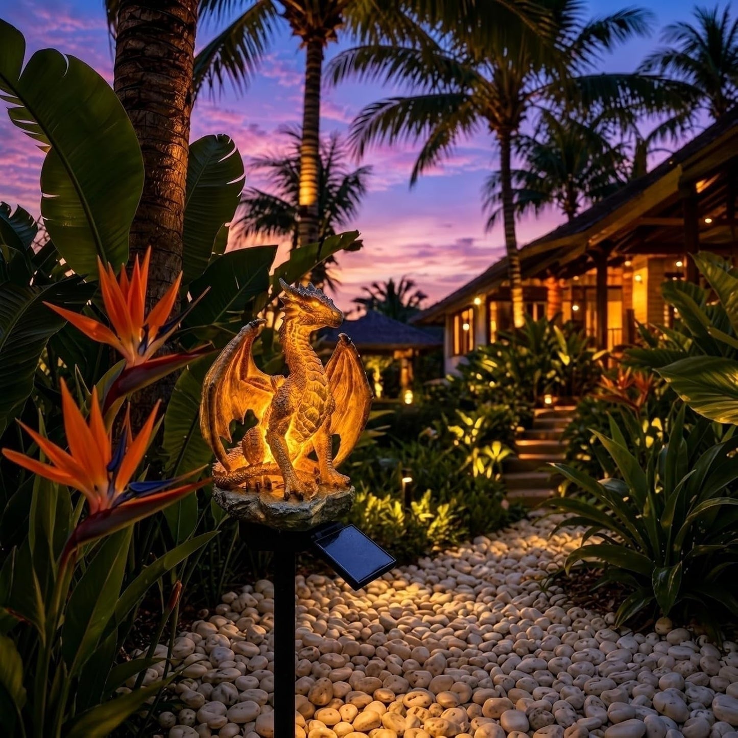 🔥Limited Time 50% Off✨Solar Dragon Garden Statue Light