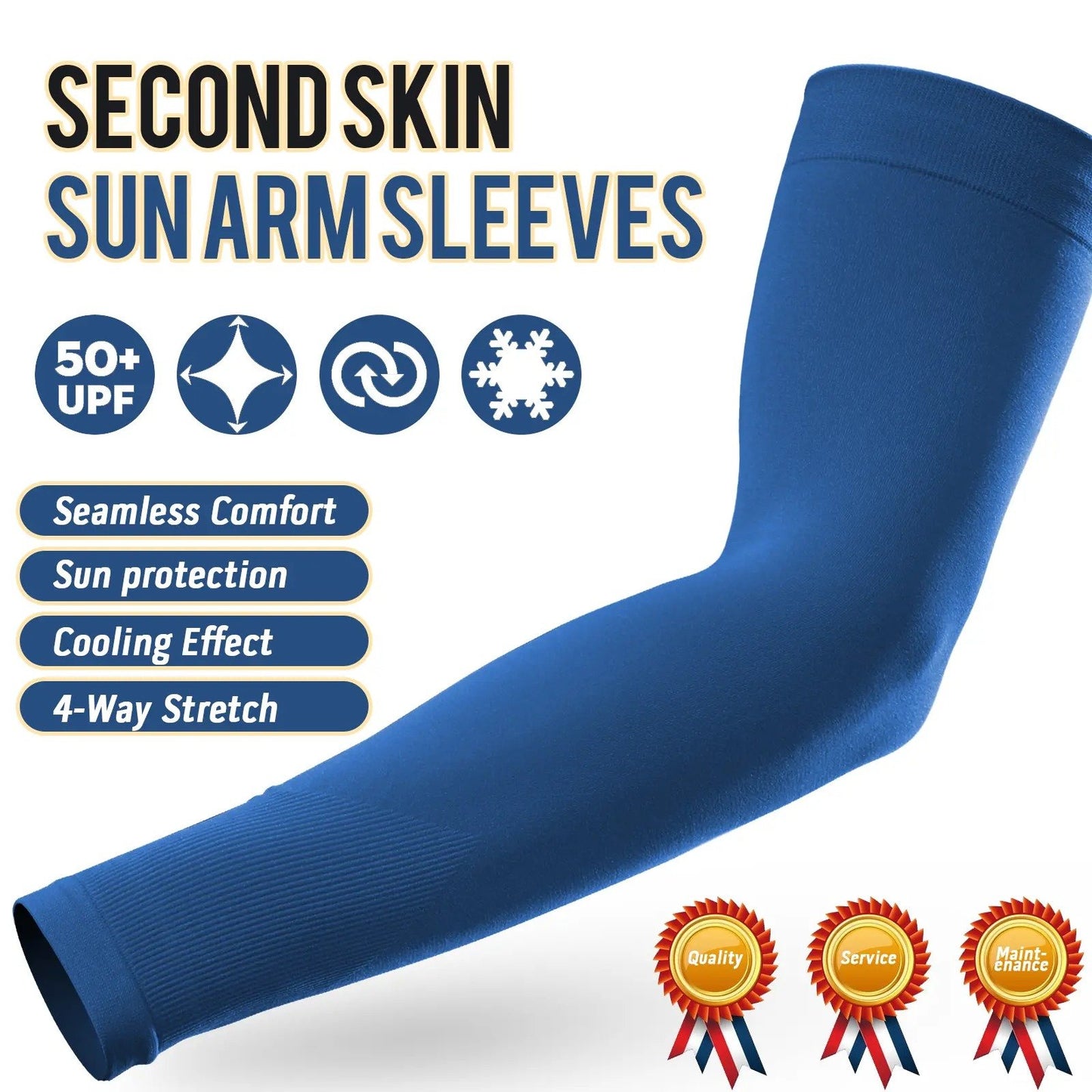 UPF 50+ Cooling UV Arm Sleeves