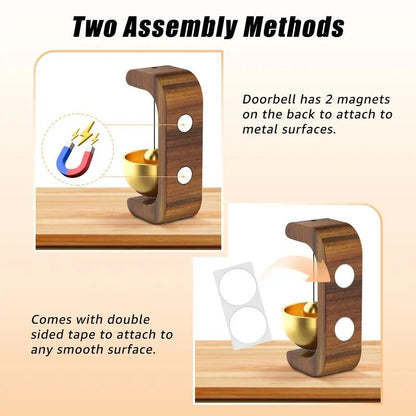 🔥Limited Time 50% Off✨Suction Door Type Solid Wood Wind Chime