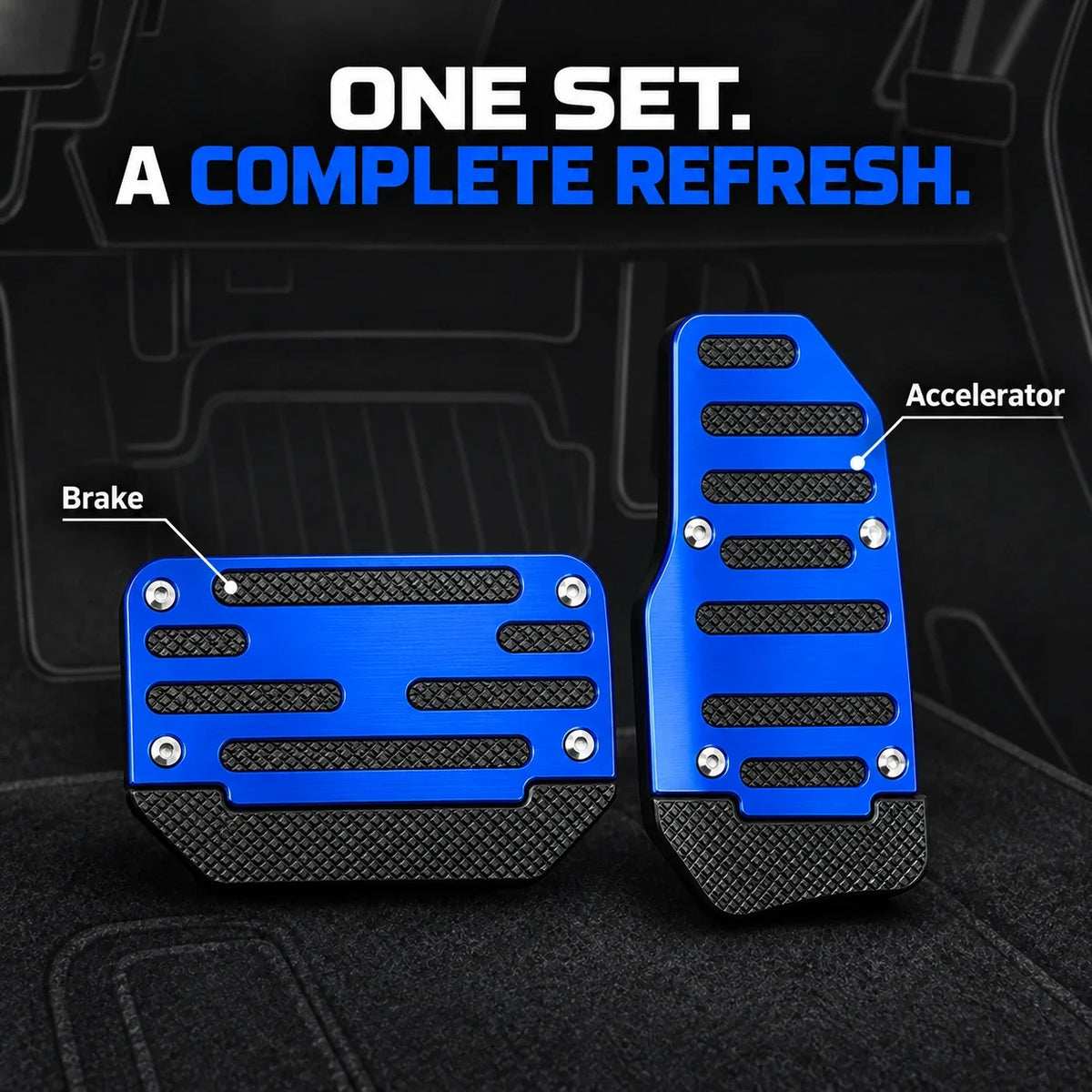 🚗NonSlip Universal Automatic Foot Brake Gas Cover Pad Pedal Accessories Car