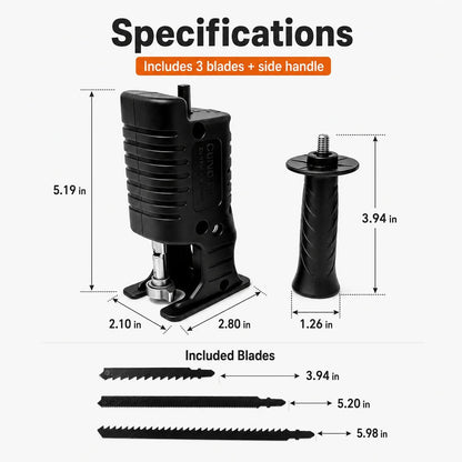 Reciprocating Saw Attachment for Drill