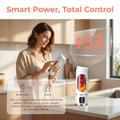 🔥 24-Hour Deal | Portable USB Blender with LED Display