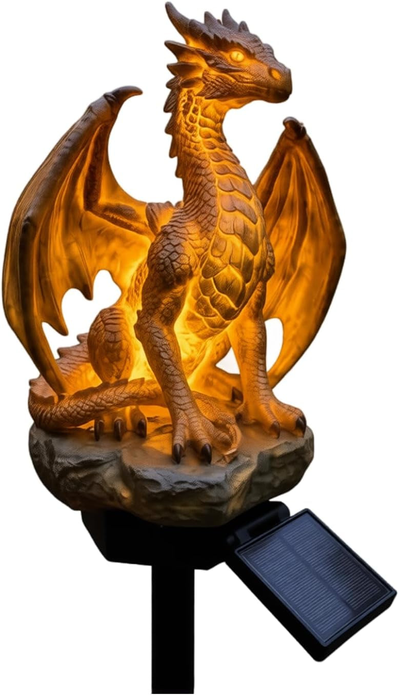 🔥Limited Time 50% Off✨Solar Dragon Garden Statue Light
