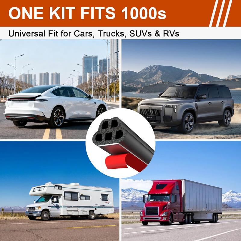 🔥Car Door Seal Strip Universal Self Adhesive