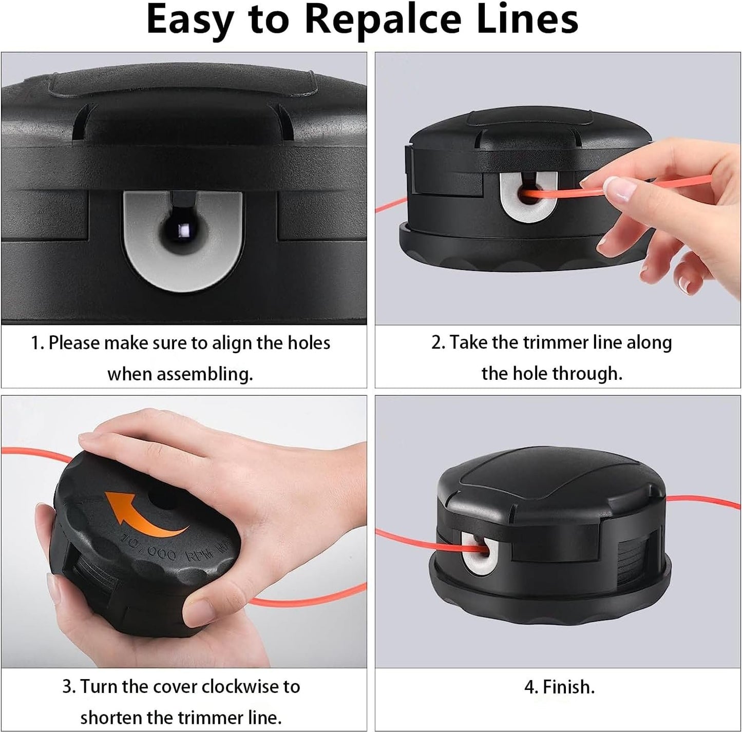 🌿🔧 Lawn Mower Head Replacement Kit – Easy Upgrade & Install ⚙️