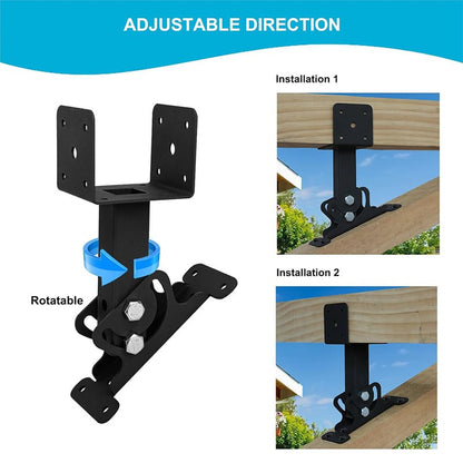 🏗️ Adjustable‑Angle Pergola Roof Riser Brackets | Heavy‑Duty Outdoor Mount Supports