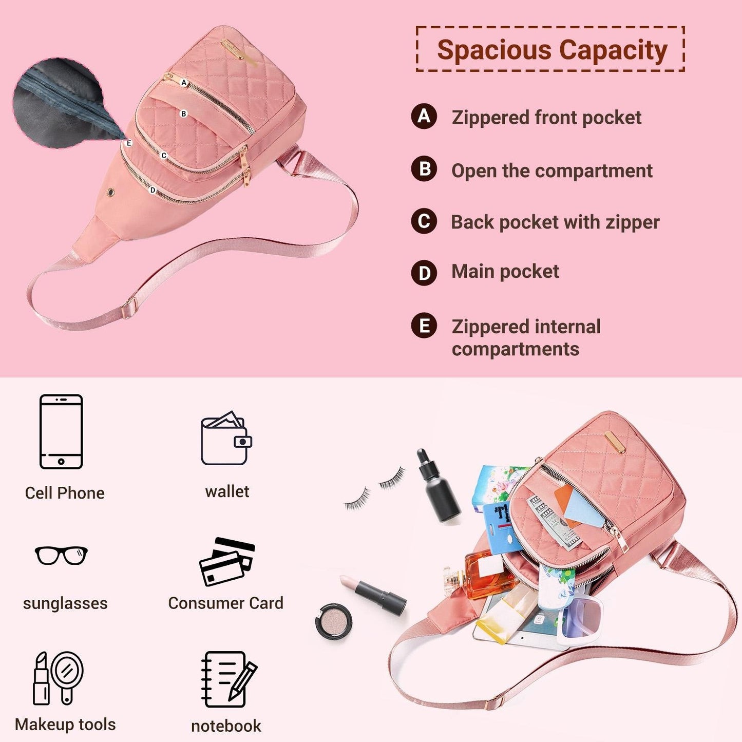 Hot Sale🎀✨ 2026 Quilted Fanny Pack for Women