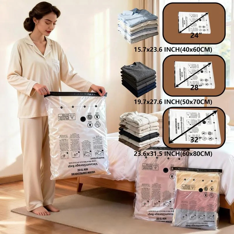 🔥Cordless Travel Vacuum Storage Compression Bag Set