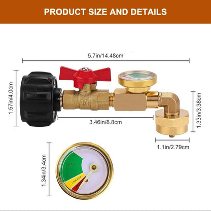 ✨ Top-Rated Propane Refill Elbow Adapter with Tank Gauge