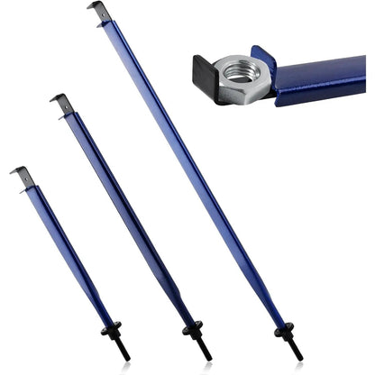 3-Piece Fork-End Wrench Extender Set for Clamps in Tight Spaces