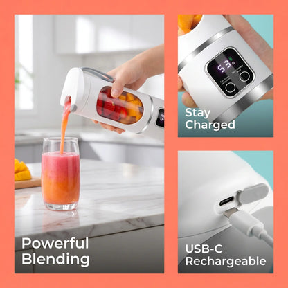 🔥 24-Hour Deal | Portable USB Blender with LED Display