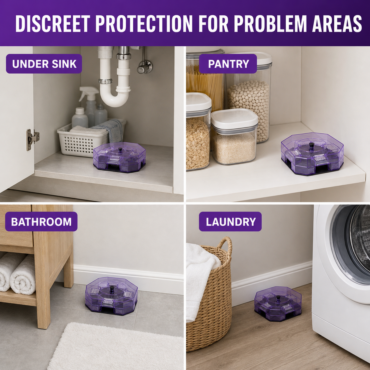 Reusable No-Spray Roach Trap