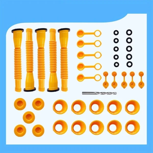 🔥HOT SALE🔥 Universal Gas Can Spout Replacement Kit — Flexible Leak-Proof Nozzle, Fits 1–10 Gal Cans