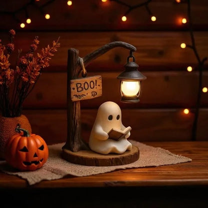 🔥 49% OFF - 👻📖Cute Spirit Reading Lantern - BOO!