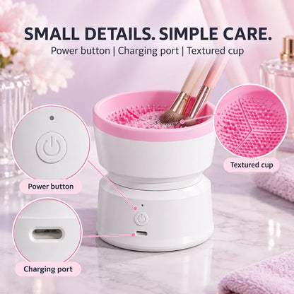 Meritessia Rechargeable Electric Makeup Brush Cleaner