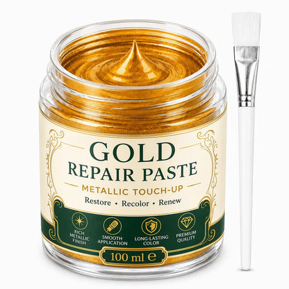 Restore Golden Shine Instantly! Metallic Gold Refinishing Repair Paste