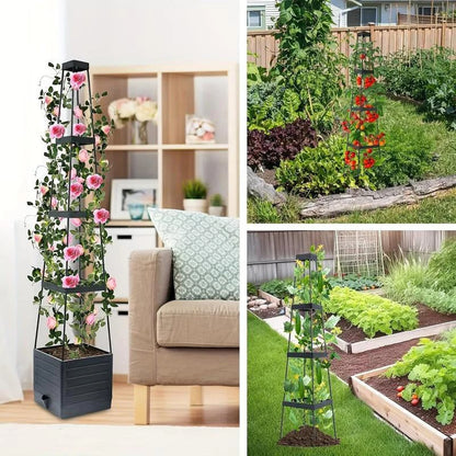 🥳2026 HOT SALE🥳💞50K+ SOLD!✨ 💝Garden Raised Bed Planter Boxes with Trellis