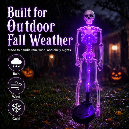 🔥HOT SALE🔥💀 Solar Skeleton Yard Stake
