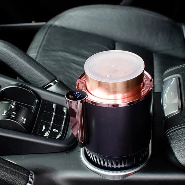 Car hot and cold cup car cup holder fast insulation heating cup