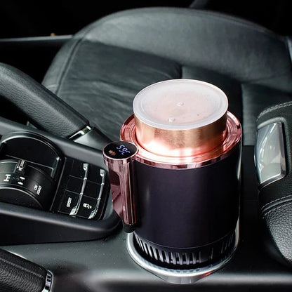 Car hot and cold cup car cup holder fast insulation heating cup