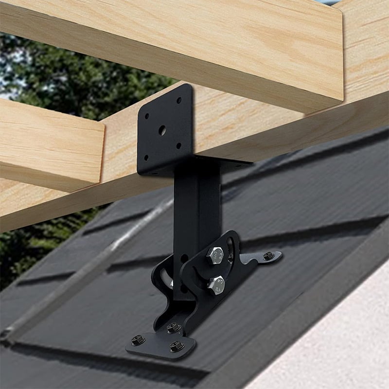 🏗️ Adjustable‑Angle Pergola Roof Riser Brackets | Heavy‑Duty Outdoor Mount Supports