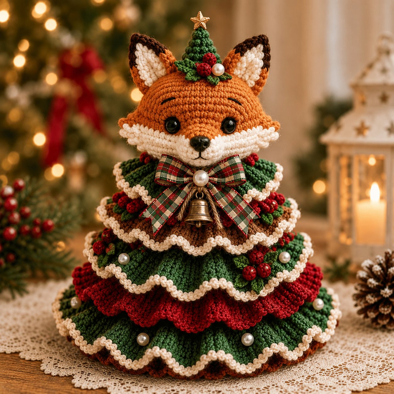 🔥LAST DAY 49% OFF - 🎄Crochet Animal Christmas Tree DIY Kit – Stitch a Little Christmas Magic