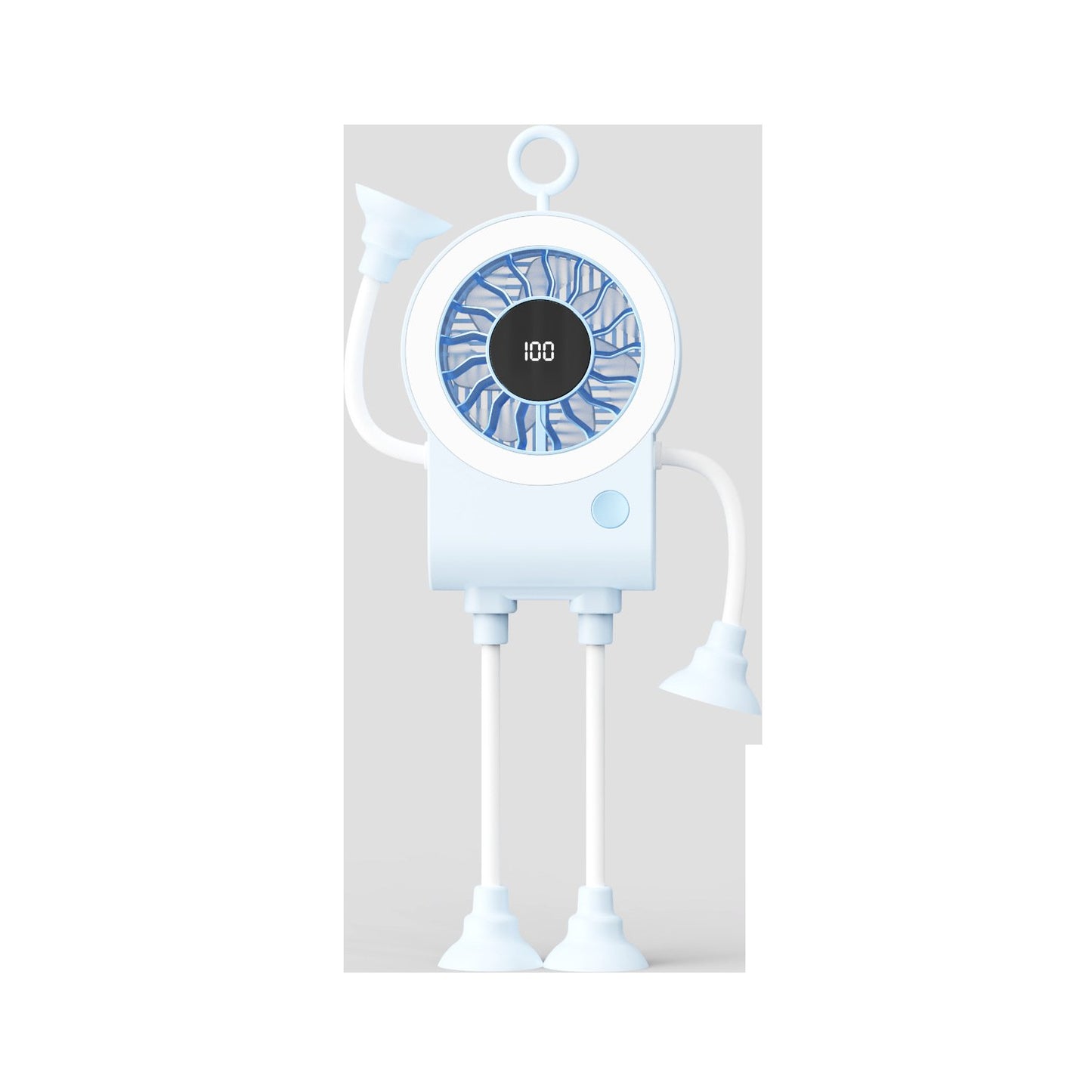 🌟🤖 Cute Robot Shaped Multi-scene Portable Desk Fan