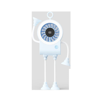 🌟🤖 Cute Robot Shaped Multi-scene Portable Desk Fan