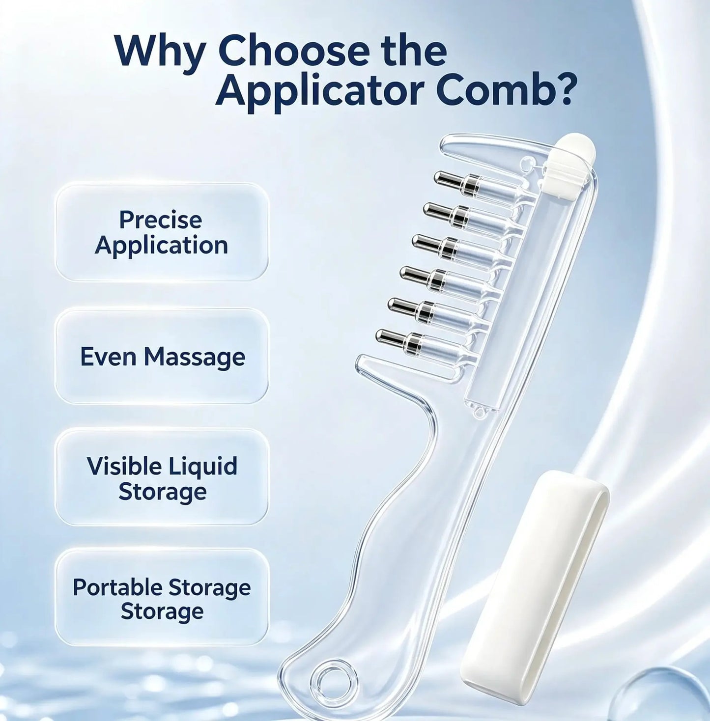 Hot Sale 💆‍♀️ Scalp Liquid Applicator Comb