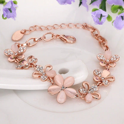 🌸Cat's Eye Cherry Blossom Bracelet🌸