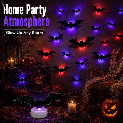 🦇 Halloween Sale: 3D LED Flying Bat Wall Decor – Create a Spooky Atmosphere in Minutes