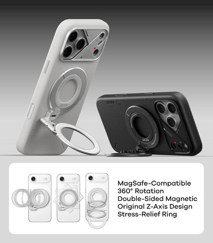 🧲 360° Dual-Sided Magnetic Phone Ring Grip | MagSafe Compatible