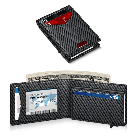 🔥 Men's RFID Minimalist Bifold Wallet