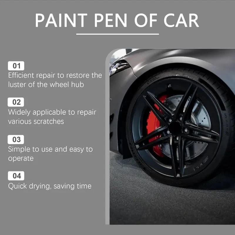 🔥Hot Sale 49% off🌟🖊️ Wheel Scratch Repair Pen