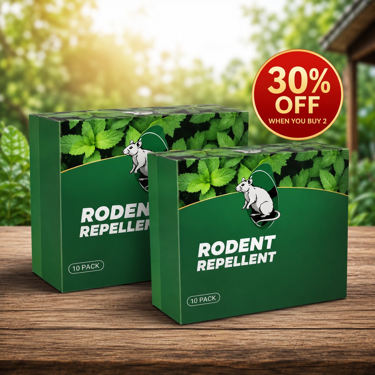 💥HOT SALE 50%OFF💥🟢 Natural Peppermint Rodent Repellent Tablets – 12 Pack