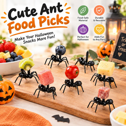 🐜🍓 Ant-Shaped Snack & Fruit Picks – Turn Every Bite Into a Playful Table Display