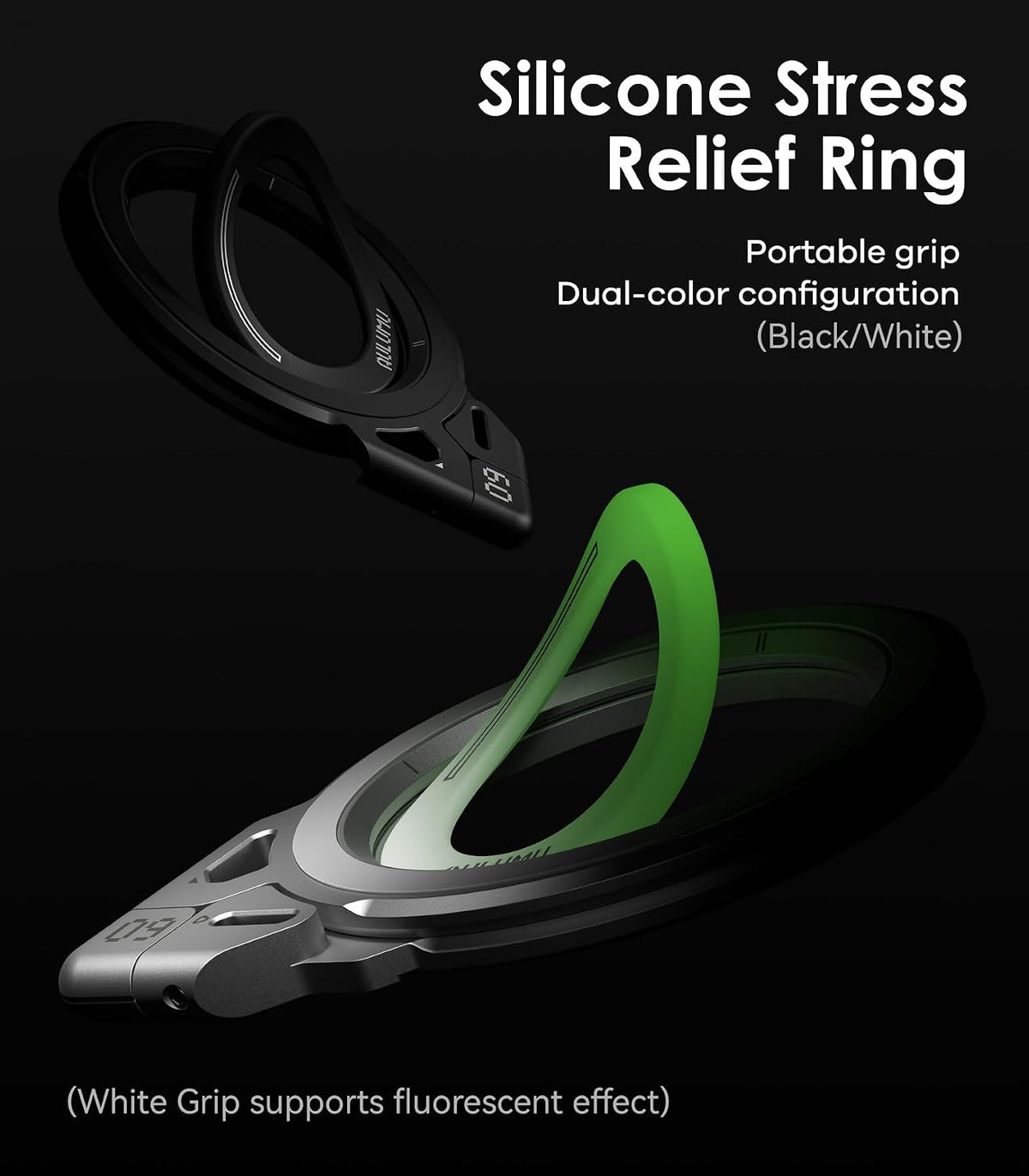 🧲 360° Dual-Sided Magnetic Phone Ring Grip | MagSafe Compatible