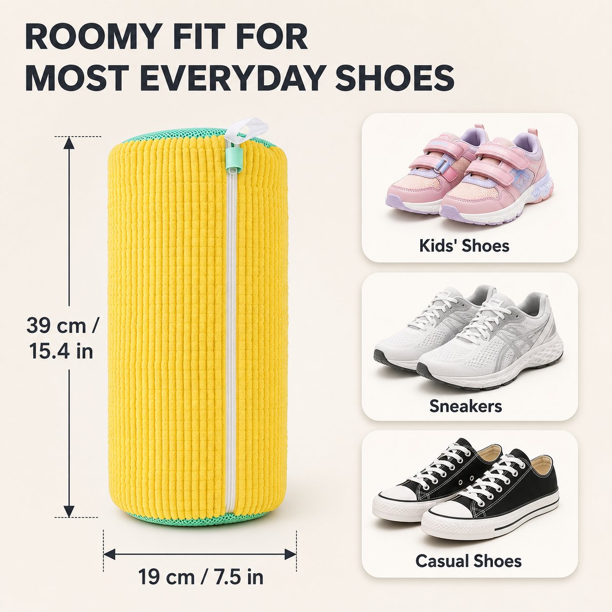⚡2 PCS–Laundry Shoe Washing Bag for Washing Machine