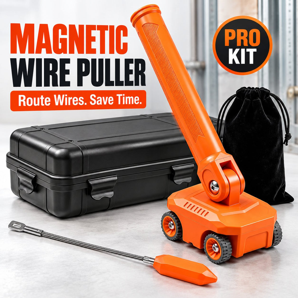 🧲Magnetic Wire Puller with Wheels