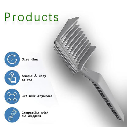 2-Pack Men's Barber Fade Combs