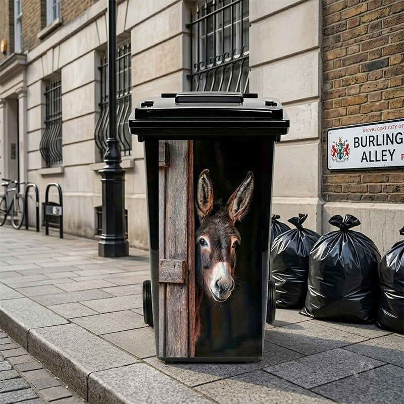 🔥 Animal Floral Print Bin Sticker