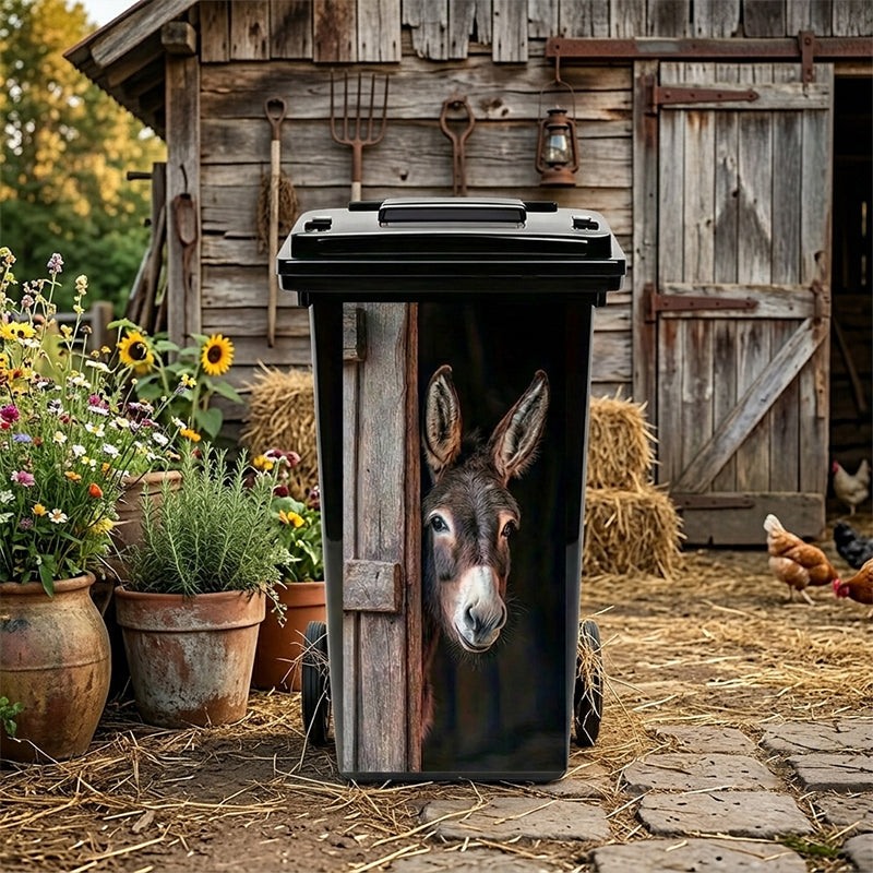 🔥 Animal Floral Print Bin Sticker
